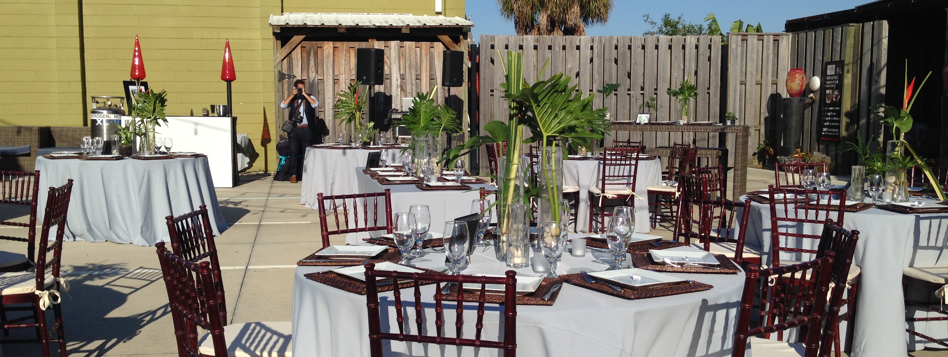 Check out our one of a kind outdoor event space