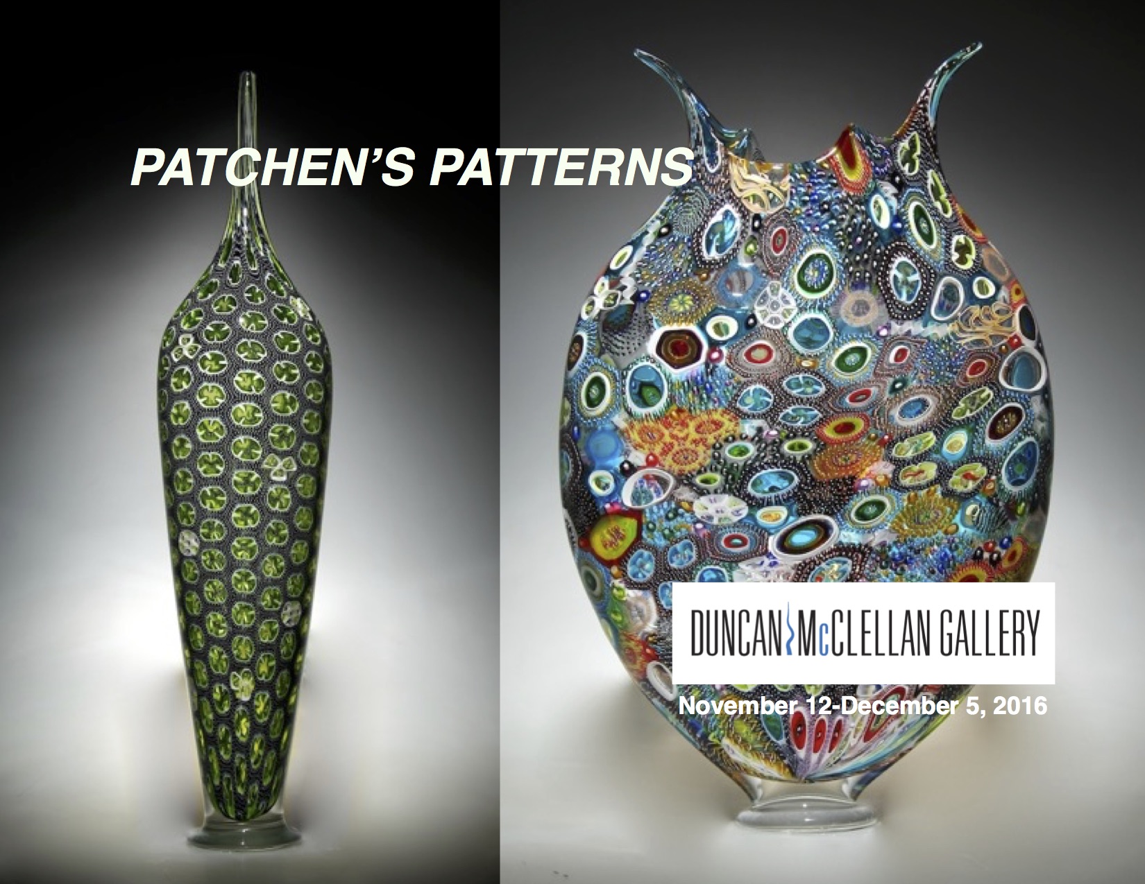 David Patchen designs for Duncan McClellan Gallery
