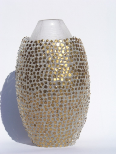 White and Gold Vase