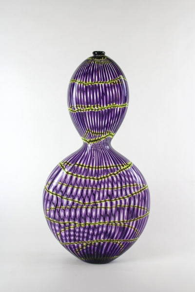 Purple Gourd with Green