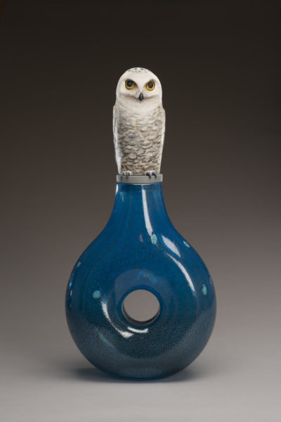 Snowy Owl Spirit Jar